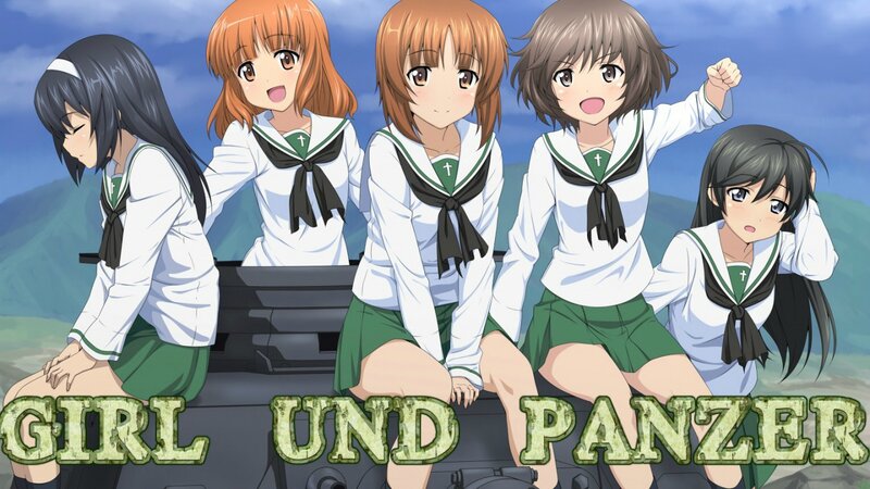 Five Girls in School Uniforms — Green, Energetic