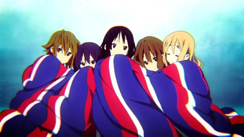 Five Girls in Uniforms — Blue, Calm