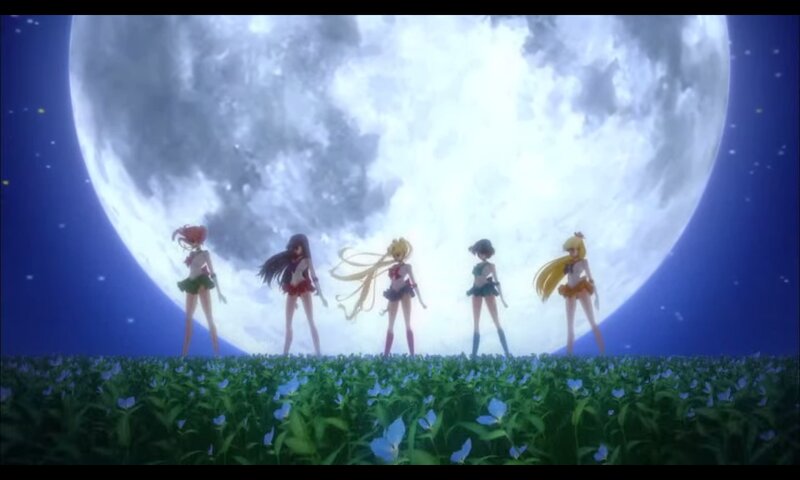 Five Girls in Uniforms — Blue