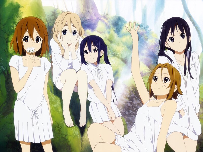 Five Girls in White Dresses — Serene, Afternoon