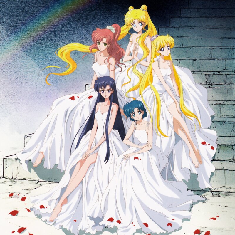 Five Girls in White Dresses — Serene, Night