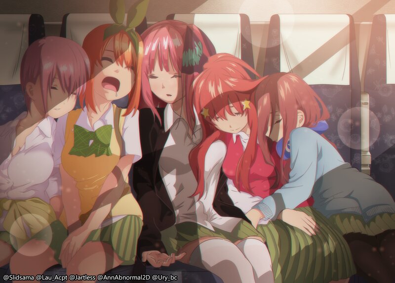 Five Girls on a Bus