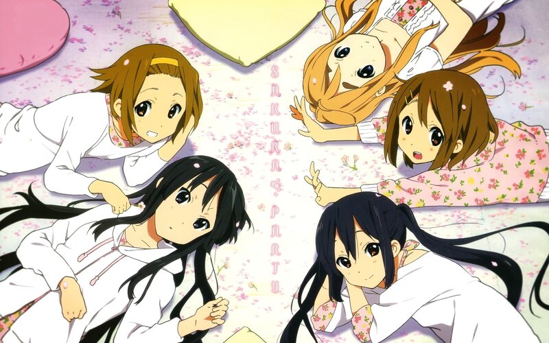 Five Girls on Floor — White, Playful