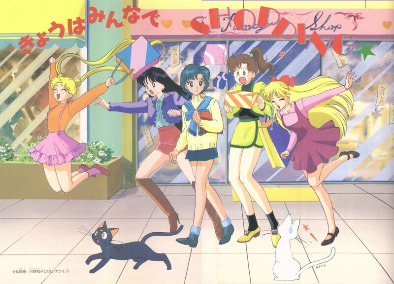 Five Girls Shopping