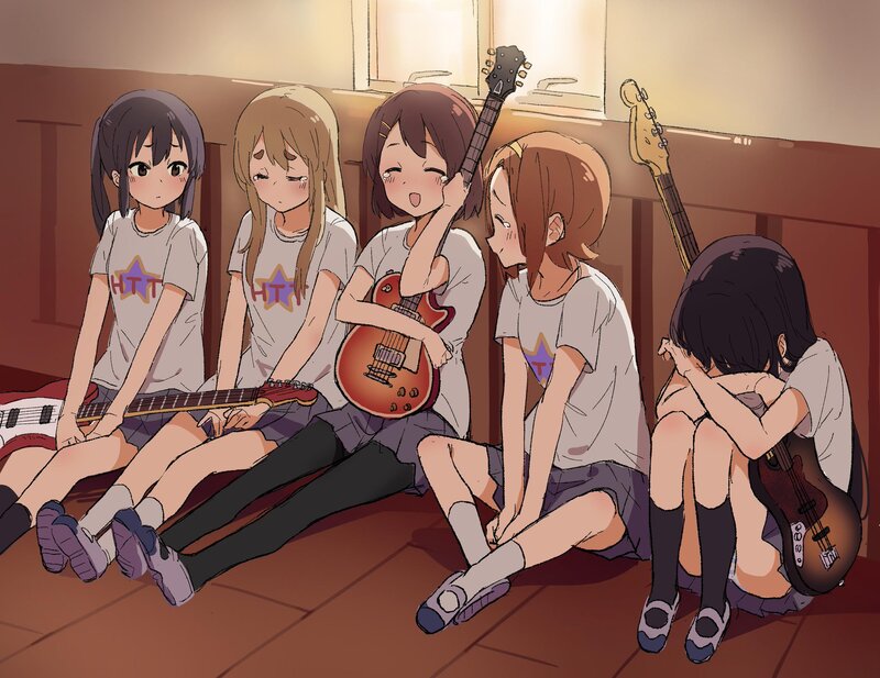 Five Girls with Guitars — Brown