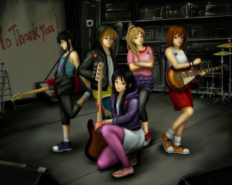 Five Girls with Guitars