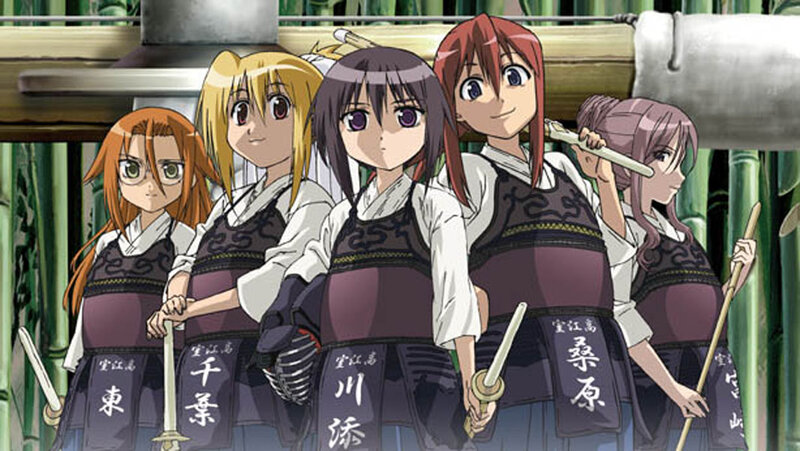 Five Girls with Swords