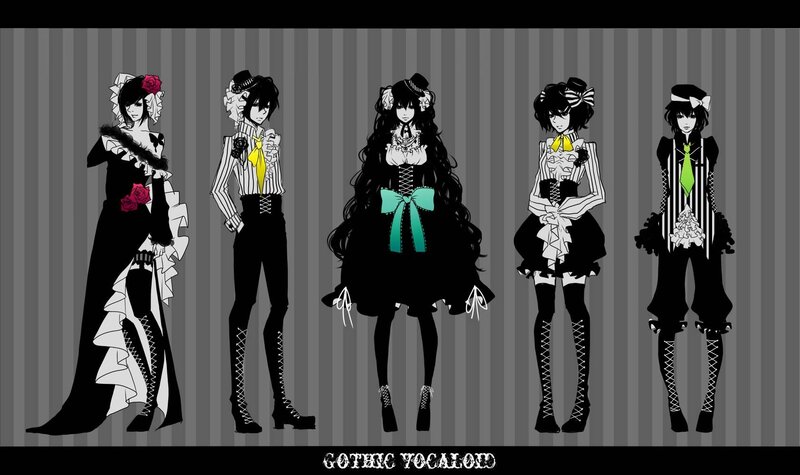 Five Gothic Characters