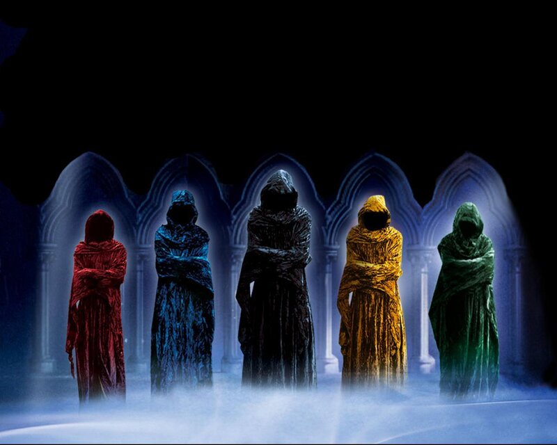 Five Hooded Figures