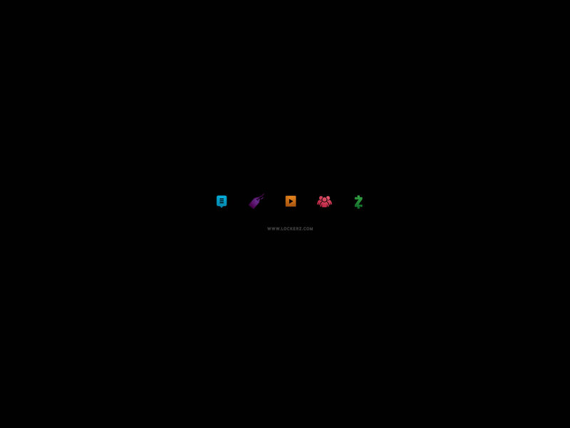 Five Icons on Black