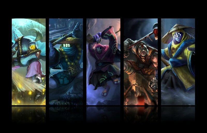 Five League of Legends champions