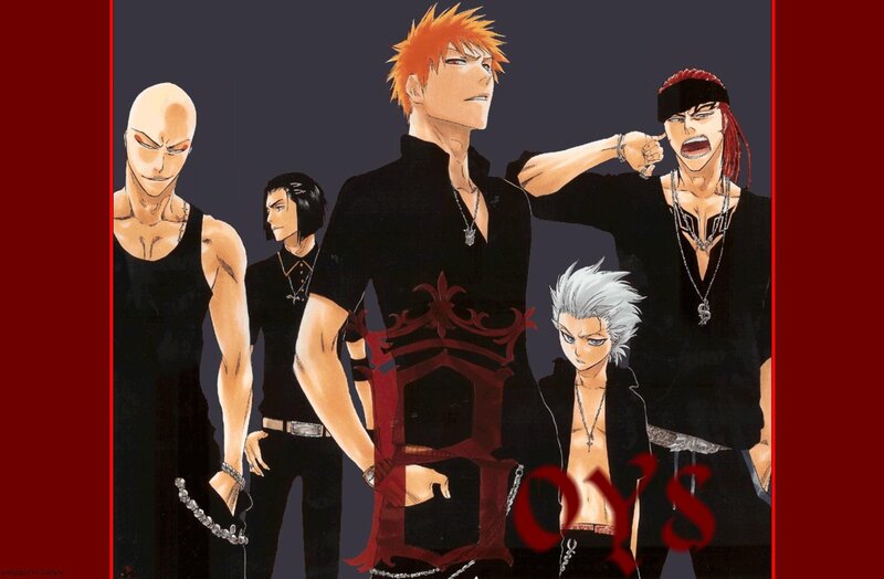 Five Male Anime Characters