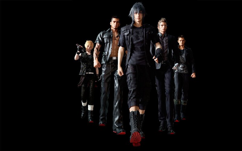 Five Male Characters — Black, Serious