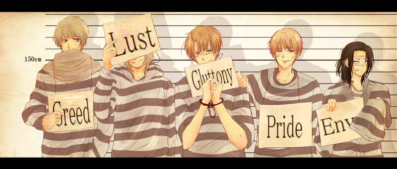 Five Male Characters in Prison