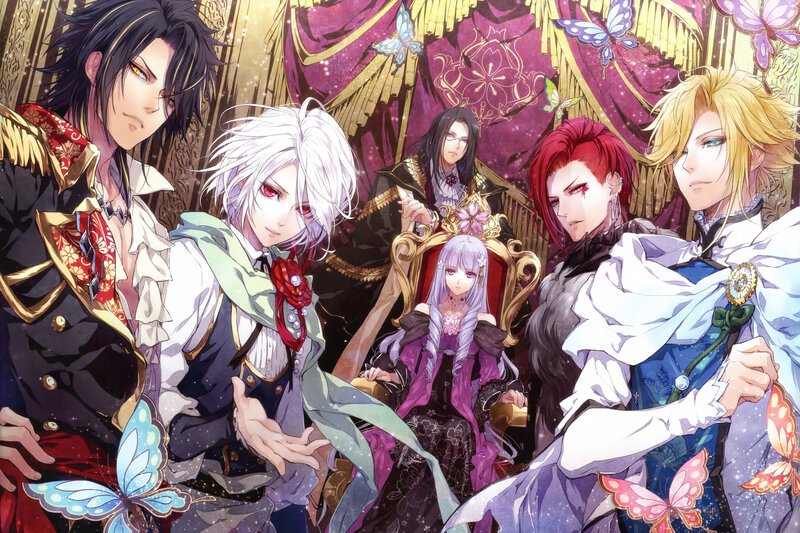 Five Male Characters with One Female