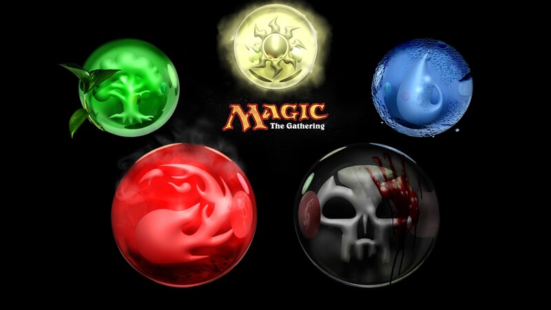 Five Mana Symbols — Black
