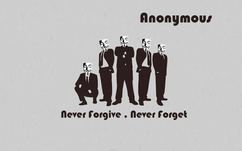 Five Masked Figures — Black