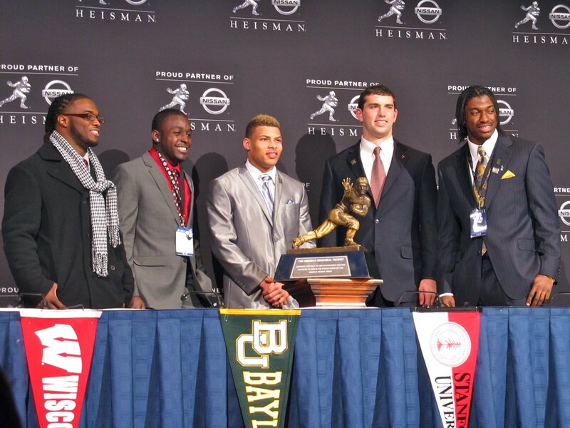 Five Men at Award Ceremony