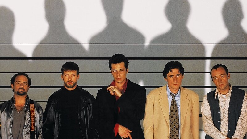 five men in a lineup