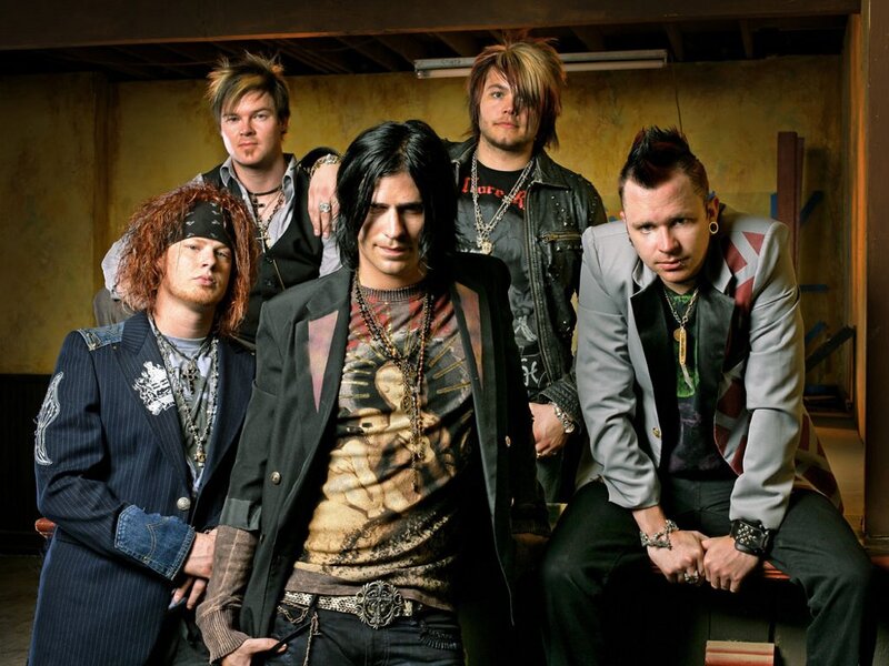Five Men in Band Attire — Black