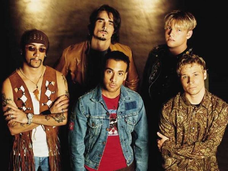 Five Men in Band Attire — Brown