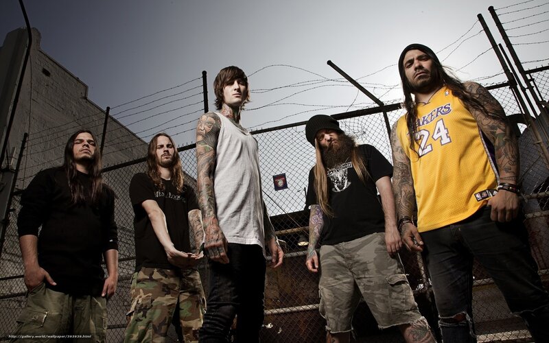 Five Men in Band — Black, Dramatic, Afternoon