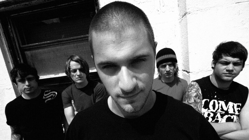 Five Men in Band — Black, Serious, Afternoon, Photograph, Band Members