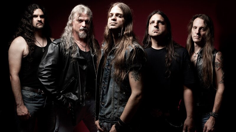 Five Men in Band — Black, Serious, Photograph, Leather Jacket