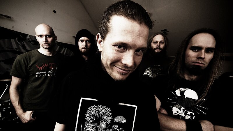 Five Men in Band — Black, Serious, Photograph, T-shirts, Drum Kit