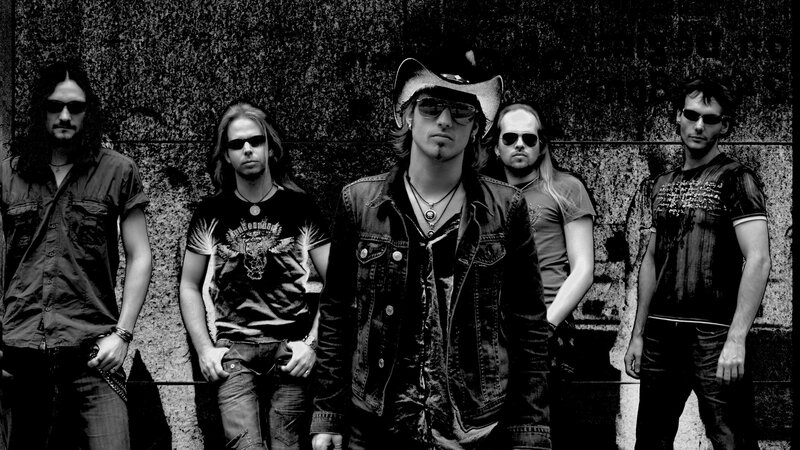 Five Men in Band — Black