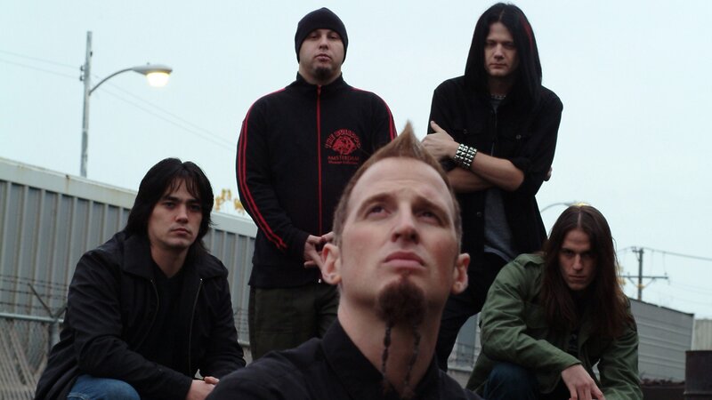 Five Men in Band Pose — Black, Serious, Morning
