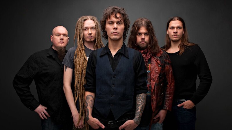 Five Men in Band Pose — Black