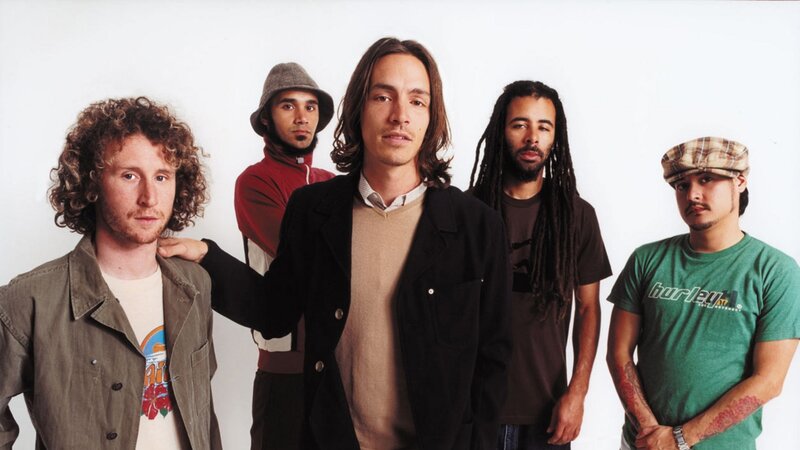 Five Men in Band — White