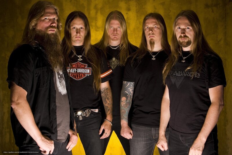 Five Men in Band — Yellow, Serious