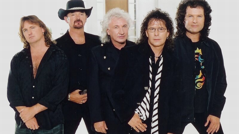 Five Men in Black Clothing — Serious, Photograph, Hat