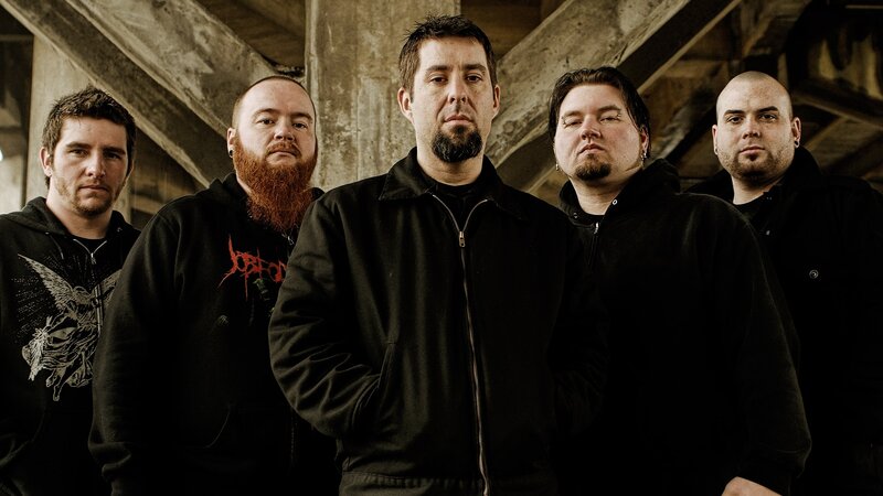Five Men in Black Clothing — Serious, Photograph, Hoodies, Beards