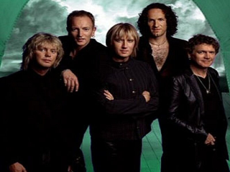 Five Men in Black Clothing — Serious, Photograph