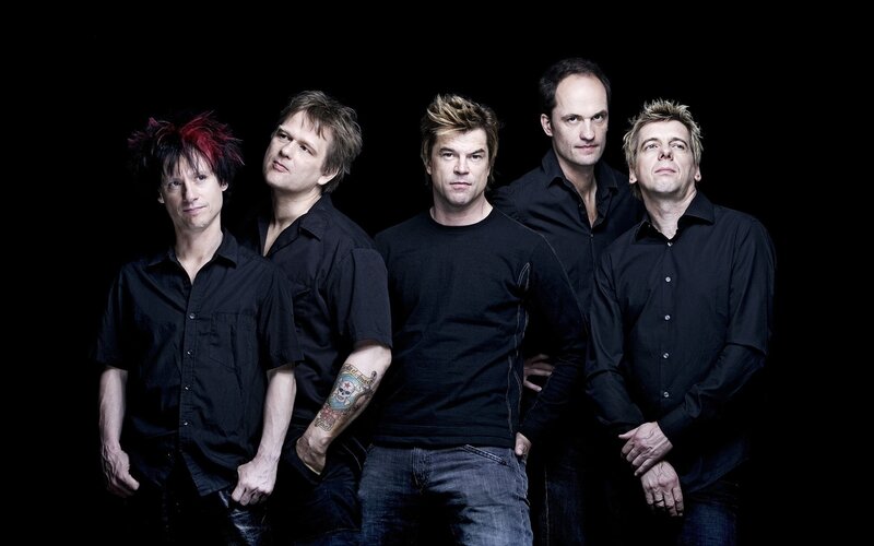 Five Men in Black Shirts — Serious, Photograph, Tattoo