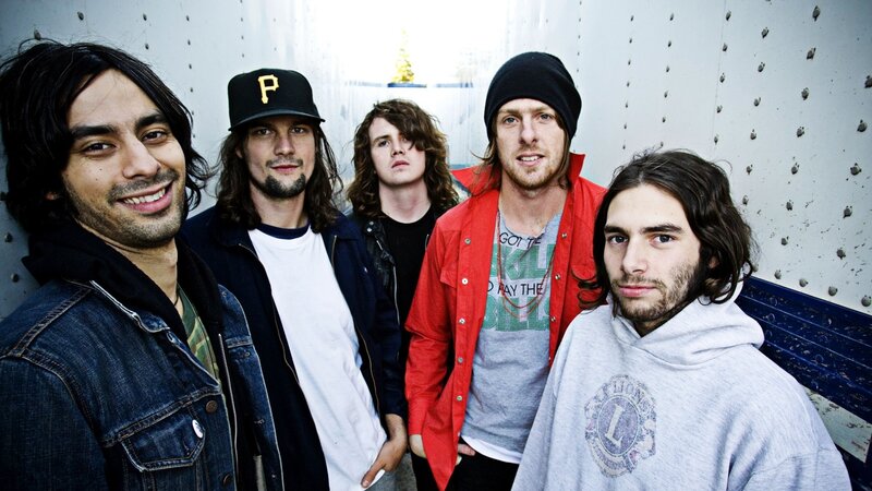 Five Men in Casual Clothes — Gray