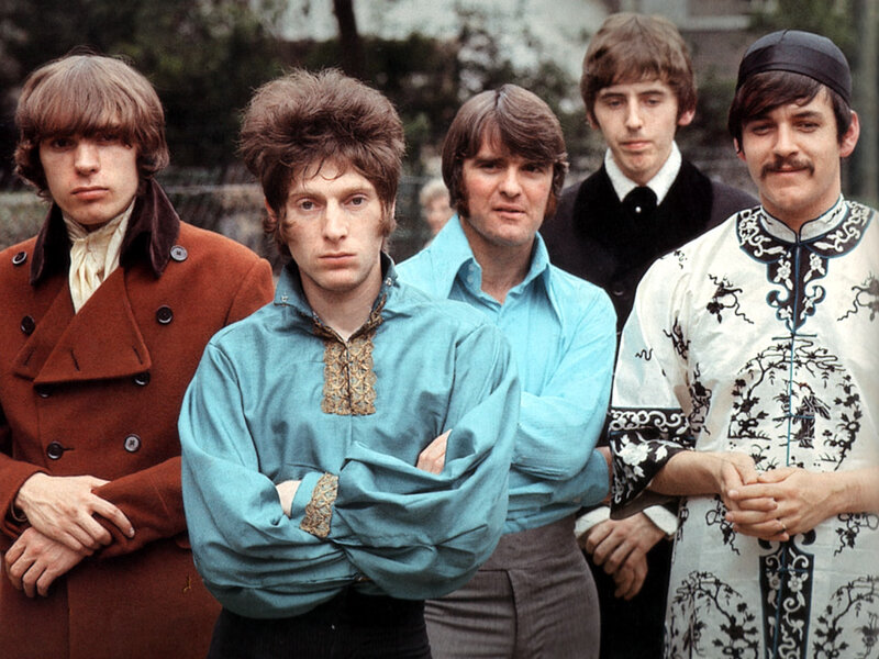 Five Men in Colorful Clothing