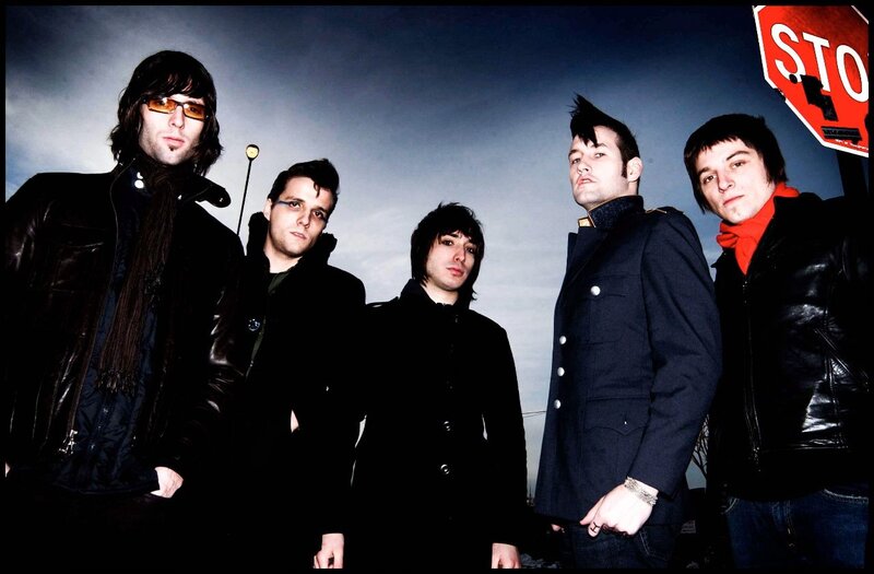 Five Men in Dark Clothing — Black, Dramatic, Night