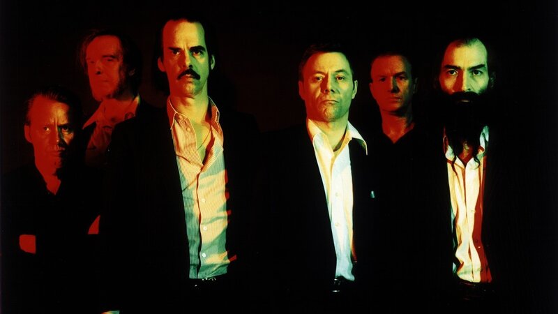 Five Men in Dark Clothing — Black, Dramatic, Photograph, Suits