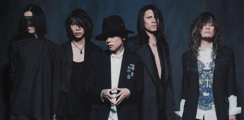 Five Men in Dark Clothing — Black, Dramatic
