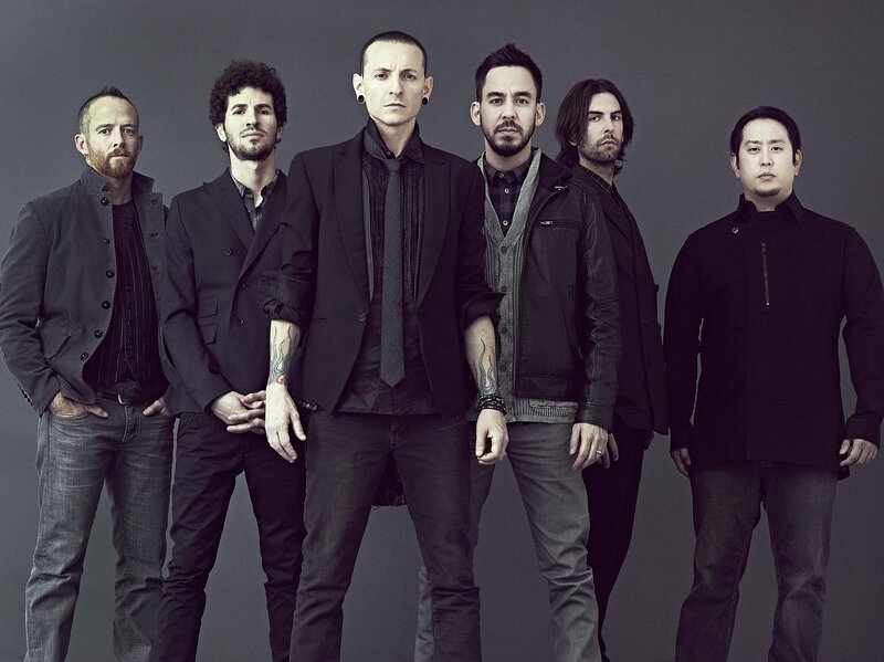Five Men in Dark Clothing — Black, Serious, Photograph, Suits, Tattoos