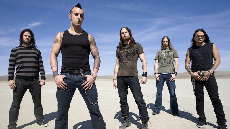 Five Men in Desert — Blue, Serious