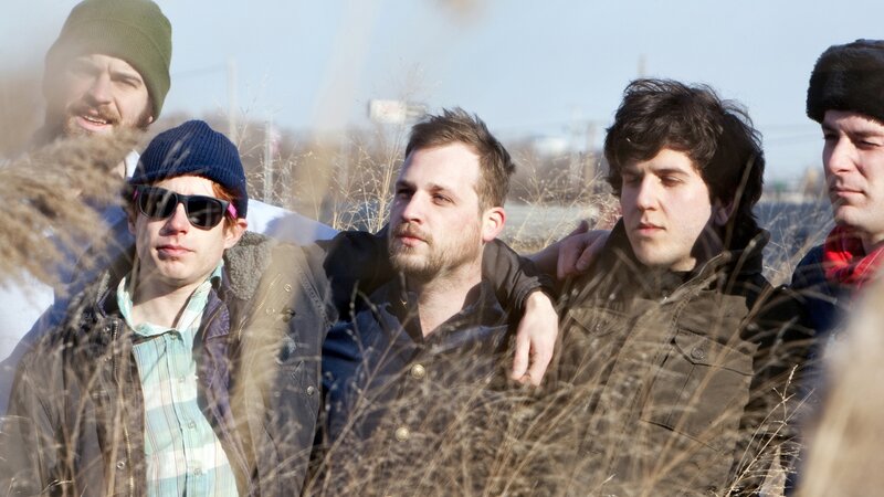 Five Men in Field — Brown