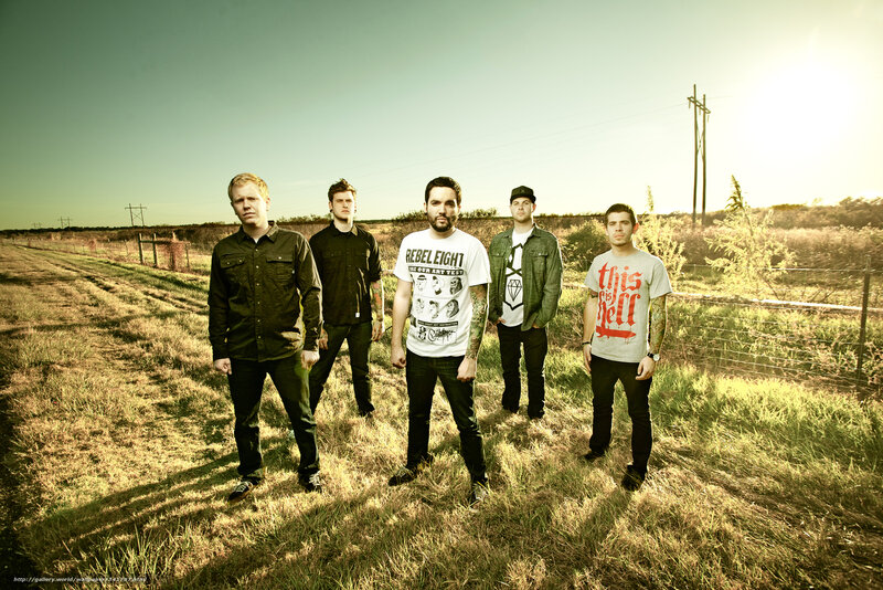 Five Men in Field — Green