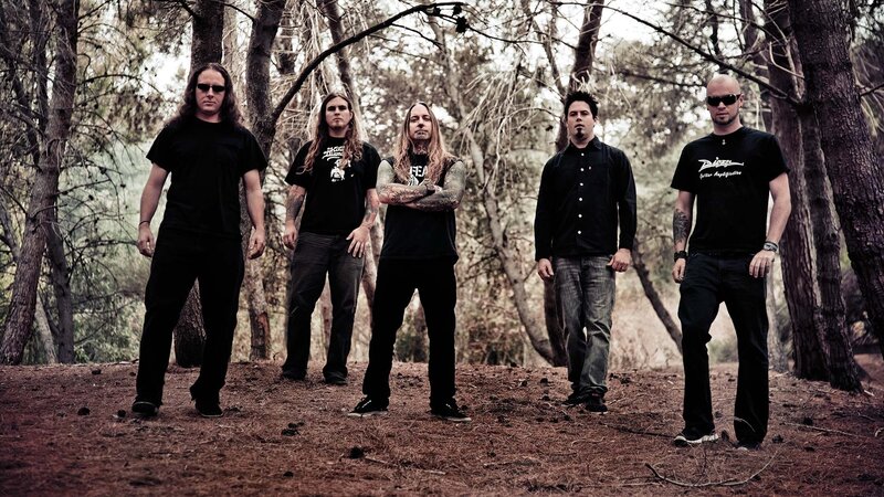 Five Men in Forest — Black