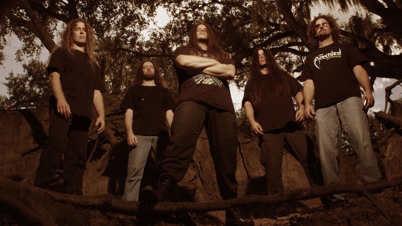 Five Men in Forest