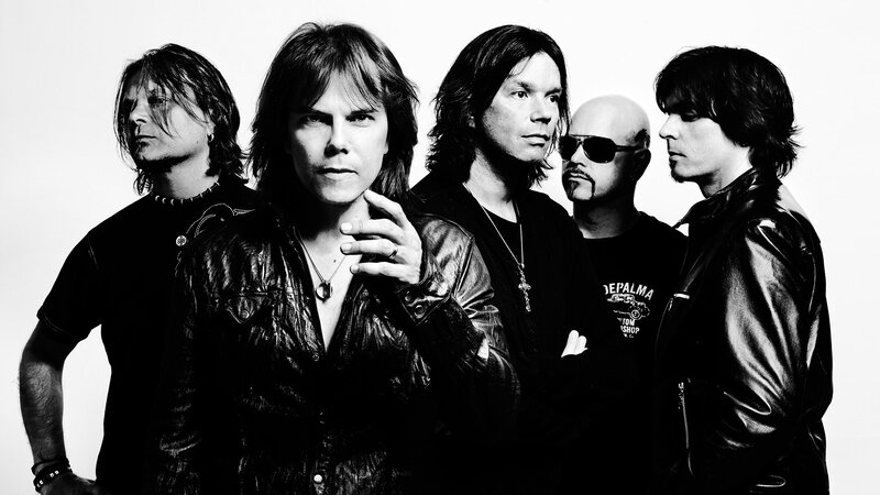 Five Men in Leather Jackets — Black, Serious, Photograph